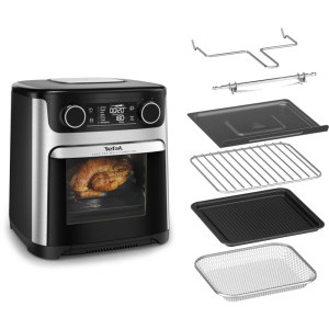 Tefal Friteuza cu aer cald Easy Fry Multifunction FW556DE0, 1800W, 15L, Argintiu/Negru