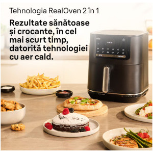 Braun Friteuza cu aer cald MultiFry 5 HF5050, 2000W, 6L, Negru