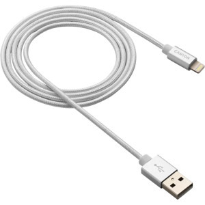 Canyon USB Male la Lightning Male, MFi, 1 m, White
