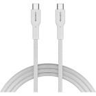 Cablu de date / adaptor Canyon USB-C Male la USB-C Male, 1 m, White