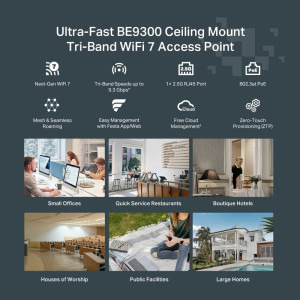 TP-LINK 2.5Gigabit FESTA F76 Tri-Band WiFi 7