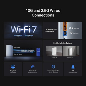 TP-LINK 10Gigabit Archer BE450 Dual-Band WiFi 7