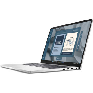 DELL 16'' Pro 16 PC16255, FHD+ Touch, Procesor AMD Ryzen™ AI 7 PRO 350 (16M Cache, up to 5.0 GHz), 32GB DDR5, 512GB SSD, AMD Radeon 860M, Win 11 Pro, Platinum Silver, 3Yr ProSupport