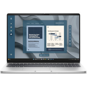 DELL 16'' Pro 16 PC16255, FHD+, Procesor AMD Ryzen™ Al 7 350 (16M Cache, up to 5.0 GHz), 16GB DDR5, 512GB SSD, AMD Radeon 860M, Win 11 Pro, Platinum Silver, 3Yr ProSupport