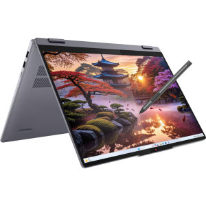Lenovo 16'' IdeaPad 5 2-in-1 16AKP10, WUXGA IPS Touch, Procesor AMD Ryzen™ Al 7 350 (16M Cache, up to 5.0 GHz), 16GB LPDDR5X, 1TB SSD, AMD Radeon 860M, Win 11 Home, Luna Grey