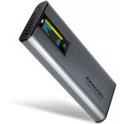 Rack AXAGON EEM2-SD2 USB-C 3.2 Gen 2 Display Grey