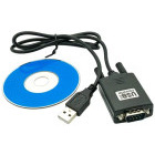 Cablu periferice Spacer SPA-USB-RS232 USB tip A 2.0 Male la Serial 9 pin Male, 0.3 m, Negru