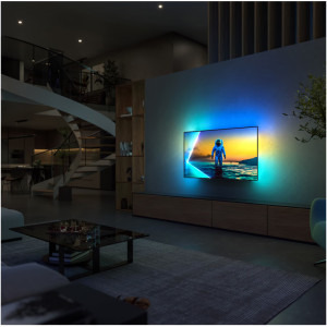 Philips Smart TV 65OLED820/12 Seria OLED820/12 164cm 4K UHD HDR Ambilight pe 3 laturi