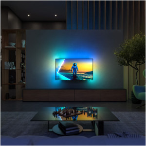 Philips Smart TV 48OLED820/12 Seria OLED820/12 121cm 4K UHD HDR Ambilight pe 3 laturi