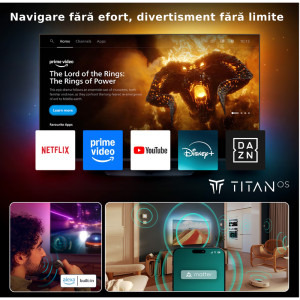 Philips Smart TV 55MLED920/12 Seria MLED920/12 139cm 4K UHD HDR Ambilight pe 3 laturi