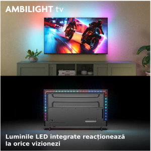 Philips Smart TV 65MLED920/12 Seria MLED920/12 164cm 4K UHD HDR Ambilight pe 3 laturi