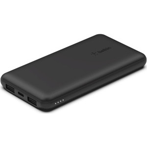 Baterie externa Belkin BoostCharge 10000 mAh, 2x USB, 1x USB-C, Black
