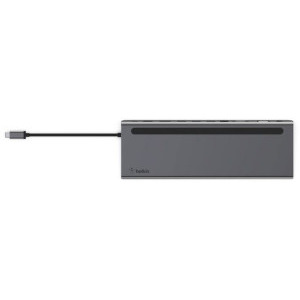 Belkin 11-in-1, USB-C Multiport adaptor, Silver