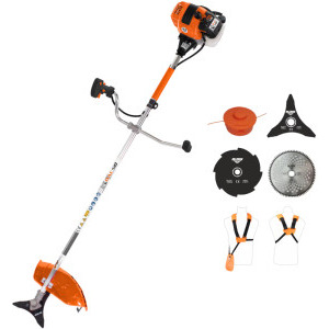 Ruris Motocoasa de tuns iarba pe benzina DAC 510, 3.5 CP, 62 cm3, motor Tez, 2 timpi, diametru taiere 21 cm