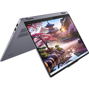 Lenovo 16'' IdeaPad 5 2-in-1 16AKP10, WUXGA IPS Touch, Procesor AMD Ryzen™ Al 7 350 (16M Cache, up to 5.0 GHz), 16GB LPDDR5X, 1TB SSD, AMD Radeon 860M, No OS, Luna Grey