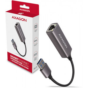 AXAGON 1x USB 3.2 Male - 1x RJ-45 Female Gri