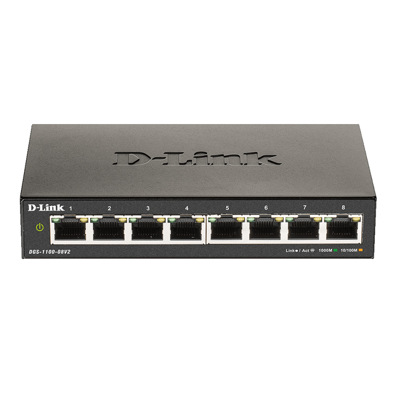 Switch D-Link Gigabit DGS-1100-08V2