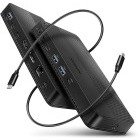 AXAGON HMC-U4 Dual, 1x HDMI, 1x DisplayPort, 3x USB 3.0, 1x Jack 3.5 mm, 1x SD card, 1x microSD