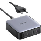 Incarcator retea Ugreen CD328, 3x USB-C, 1x USB, Quick Charge 4.0 100 W, GaN, Black