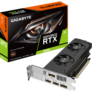 GIGABYTE GeForce RTX 3050 Low Profile 6GB GDDR6 96-bit