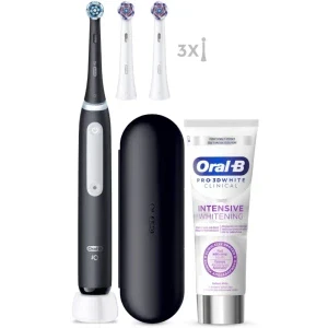 Oral-B Periuta de dinti electrica iO3 Negru + Trusa de calatorie + Pasta de dinti