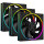 Ventilator ID-Cooling AF-127 Black ARGB 120mm Three Fan Pack