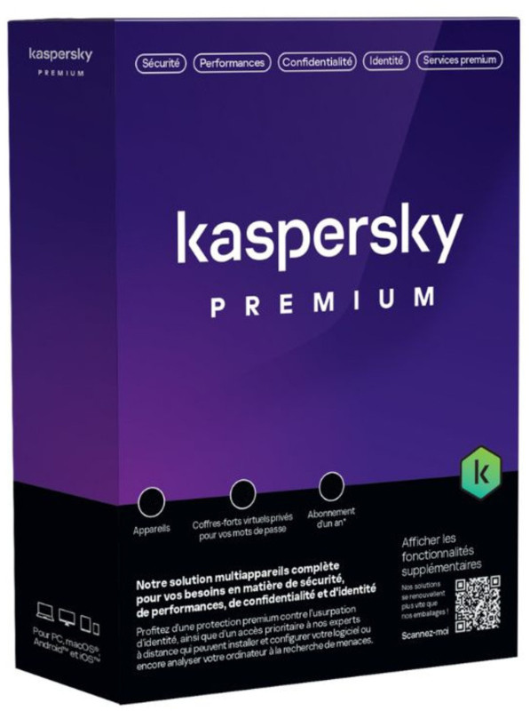 Antivirus Kaspersky PREMIUM, 1 Dispozitiv, 1 An, Licenta noua, Electronica