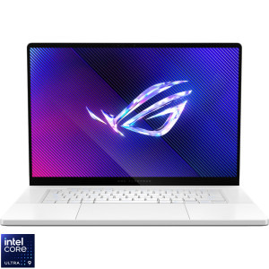 ASUS Gaming 16'' ROG Zephyrus G16 OLED GU605MY, 2.5K 240Hz G-Sync, Procesor Intel® Core™ Ultra 9 185H (24M Cache, up to 5.10 GHz), 32GB LPDDR5X, 2TB SSD, GeForce RTX 4090 16GB, No OS, Platinum White