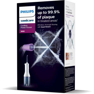 Philips Sonicare Irigator oral Power Flosser Seria 3000 HX3826/31 Alb