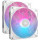 Ventilator Corsair iCUE LINK White RX140 RGB 140mm Dual Fan Pack