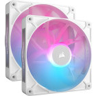 Ventilator Corsair iCUE LINK White RX140 RGB 140mm Dual Fan Pack