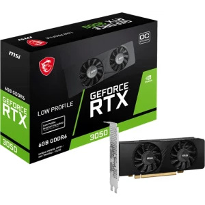 Placa video MSI GeForce RTX 3050 Low Profile 6GB GDDR6 96-bit - PC