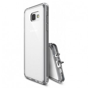 Ringke Protectie pentru spate Fusion Smoke Black pentru A710 Galaxy A7 (2016) + folie protectie Ringke