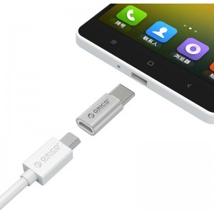 Orico CTM1 USB 2.0 Tip-C Male - Micro USB Female Silver