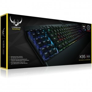 Corsair K95 - RGB LED - Cherry MX Red - Layout EU Mecanica