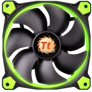 Thermaltake Riing 12 High Static Pressure 120mm Green LED 3 Fan Pack