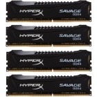 HyperX Savage Black 32GB DDR4 2400MHz CL12  Quad Channel Kit