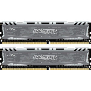 Crucial Ballistix Sport LT Gray 16GB DDR4 3200MHz CL16 Dual Channel Kit