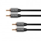Cablu audio Kruger&Matz 2x RCA Male - 2x RCA Male, 1.8m, negru