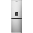 Combina frigorifica Heinner HCNF-N300XWDF+, 304 L, Clasa F, Full No Frost, Dozator de apa, Display, Control electronic, Iluminare LED, Super congelare, 186 cm, Argintiu