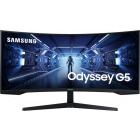 Monitor LED Samsung Gaming Odyssey G5 LC34G55TWWPXEN Curbat 34 inch UWQHD VA 1 ms 165 Hz HDR FreeSync Premium