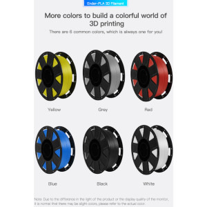 CREALITY Filament Ender-PLA, Red, 1 kg