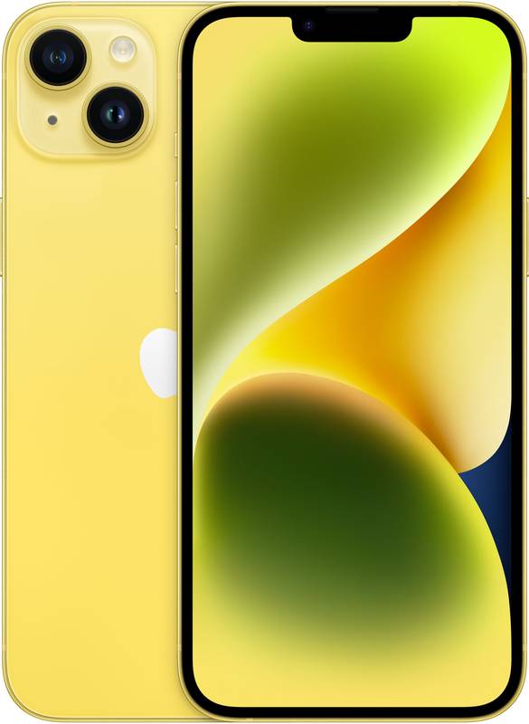 Smartphone Apple iPhone 14, 512GB, 5G, Yellow