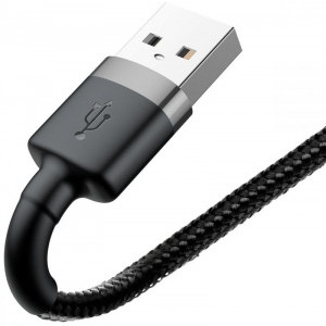 Baseus Cafule CALKLF-BG1, USB Male la Lightning Male, 1 m, Grey-Black