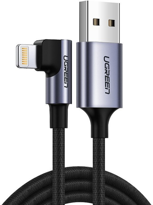 Cablu de date / adaptor Ugreen US299, USB Male la Lightning Male, 1 m, Black