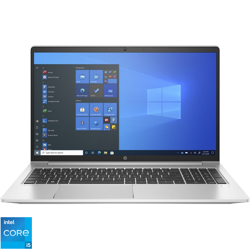 Laptop HP 15.6” ProBook 450 G8, FHD, Procesor Intel® Core™ i5-1135G7 (8M Cache, up to 4.20 GHz), 8GB DDR4, 1TB SSD, Intel Iris Xe, Win 10 Pro, Silver HP imagine noua idaho.ro