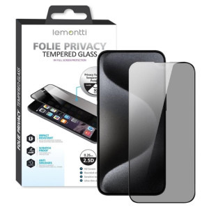 Lemontti Sticla Privacy Full Fit pentru Galaxy S25 Ultra Black