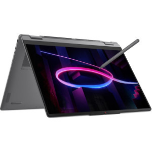 Lenovo 16'' Yoga 7 2-in-1 16IPH11, WUXGA OLED Touch, Procesor Intel® Core™ Ultra 7 355 (12M Cache, up to 4.70 GHz), 24GB LPDDR5X, 1TB SSD, Intel Graphics, Win 11 Pro, Luna Grey, 3Yr Onsite Premium Care