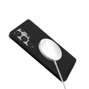 Lemontti Liquid Silicon MagCharge Black pentru Galaxy S25 Ultra