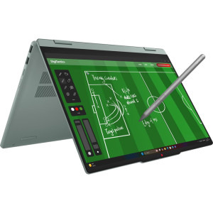 Lenovo 14'' IdeaPad 5 2-in-1 14AGP11, WUXGA OLED Touch, Procesor AMD Ryzen™ AI 7 445 (8M Cache, up to 4.60 GHz), 16GB DDR5, 1TB SSD, AMD Radeon 840M, No OS, Breeze Moss